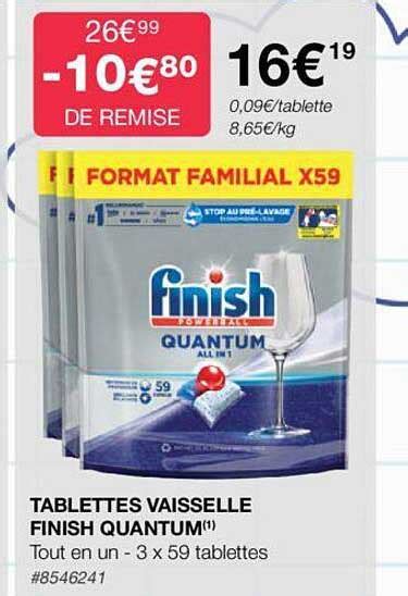 Promo Tablettes Vaisselle Finish Quantum Chez Costco Icatalogue Fr