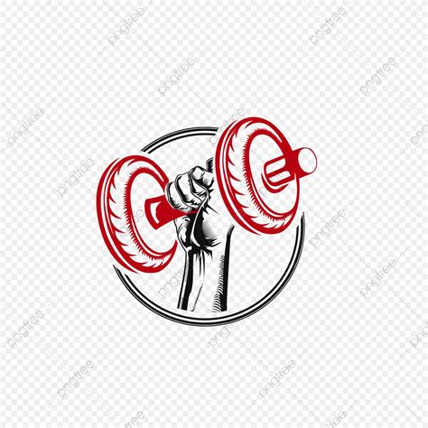 Gym Dumbell Vector Hd Images Hand Holding Dumbell Creative Gym Logo