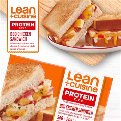 Lean Cuisine Frozen Meal Bbq Chicken Sandwich Microwave Meal Frozen Chicken Sandwich Net Wt 6