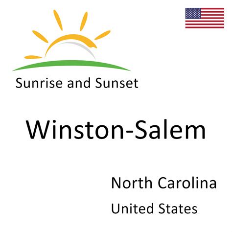 Sunrise and Sunset Times in Winston-Salem, North Carolina, United States