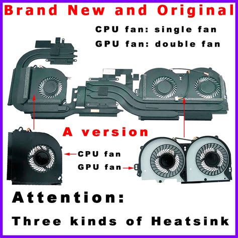 Heatsink Fan Cooler Radiator Fan Clevo P950 Gpu Clevo Cooling Fan