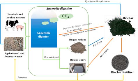 A New Recycling Model Coupling Of Biochar And Anaerobic Digestion Fig