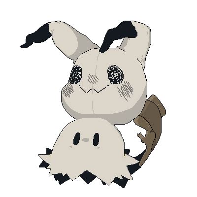 Shiny Mimikyu Pixel art by houlypopy on DeviantArt