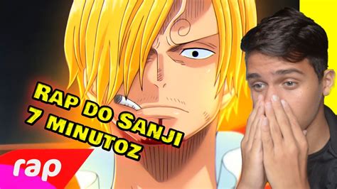 REAGINDO Ao Rap Do Sanji One Piece APENAS UM TRAGO NERD HITS 7