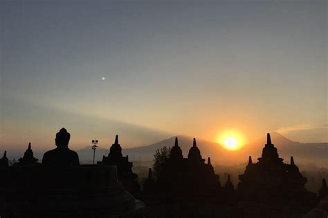 Borobudur Sunrise From Setumbu Hill Merapi Volcano And Prambanan Tour