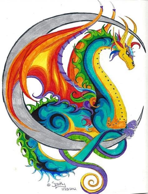 Colorful Dragon Pictures Clipart Best