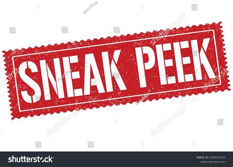 146 Sneak Peek Banner Stock Vectors and Vector Art | Shutterstock