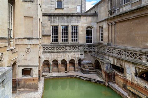 Roman baths in Bath, UK editorial photography. Image of view - 270035367