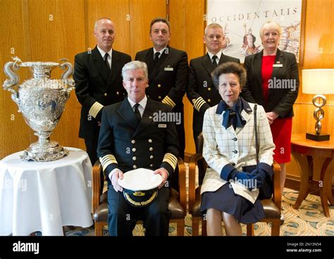 IMAGE DISTRIBUTED FOR CUNARD HRH Princess Anne Patron Of The