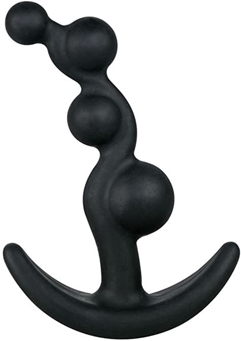 Plug Anal Flexível cm Esferas Estimuladoras Puxador Loja Pimenta