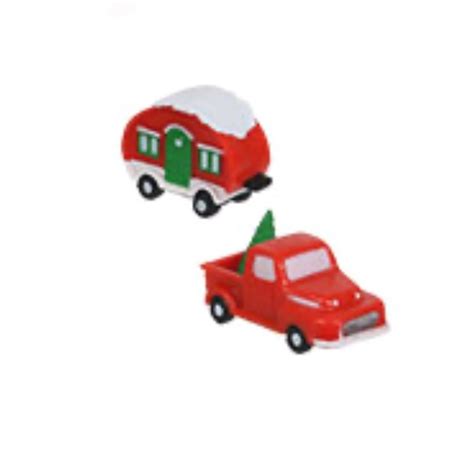 Cobblestone Corners Holiday New Christmas Village Miniature Red