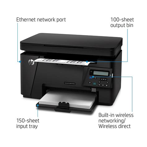 HP LaserJet Pro M125nw All In One Wireless Laser Printer CZ173A N3