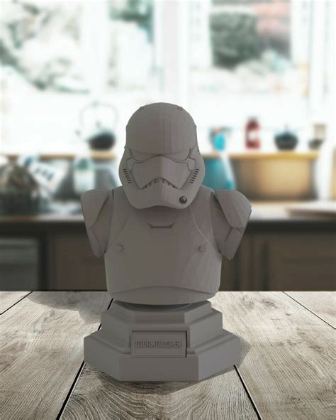 Free 3d File Stormtrooper Bust 🫡 ・3d Printing Design To Download・cults