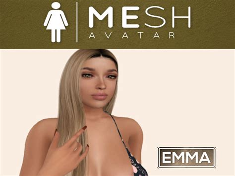 Second Life Marketplace ⭐ 199l Emma Complete Classic Female Mesh Bom