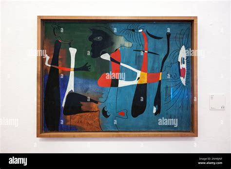 Pintura 1934 De Joan Miró Fundación Joan Miró Barcelona Cataluña