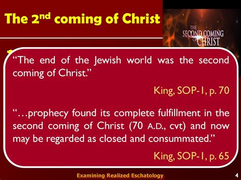 Introduction Christs Second Coming Is Past Final Judgment Is Past