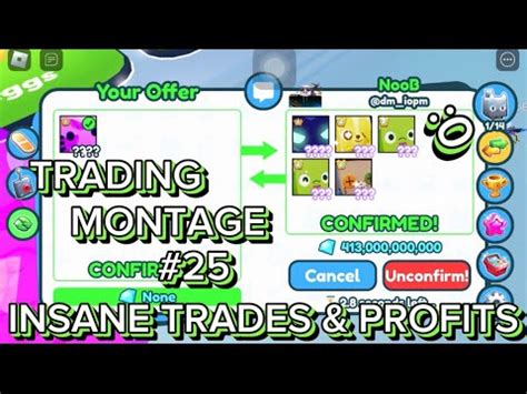 Insane Titanic T Gems Profits Trading Montage Pet Simulator X