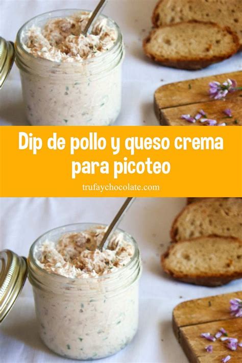 Dip De Pollo Y Queso Crema Para Picoteo Artofit