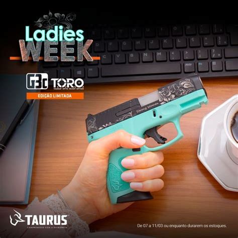 Lrca Taurus Lança Edição Limitada Da Pistola G3c T O R O Strong Women Em Homenagem às Mulheres