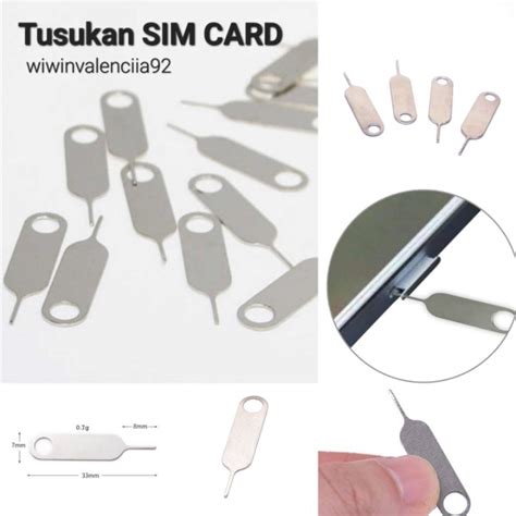 Jual Tebal Tusukan Jarum Sim Bawaan Ori For Sim Card Memory Card