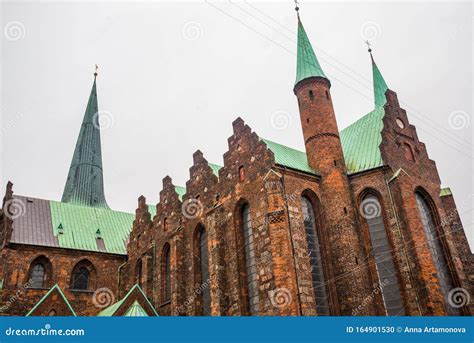 Aarhus, Denmark. Aerial View of the City with the Aarhus Cathedral Stock Photo - Image of danish ...