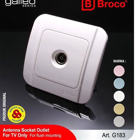 Jual Trx1x1Wl Broco Stop Kontak TV Galleo G183 55S Socket Outlet