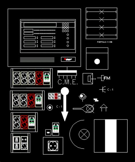 Simbologia Dynamic Electricity DWG Block For AutoCAD Designs CAD