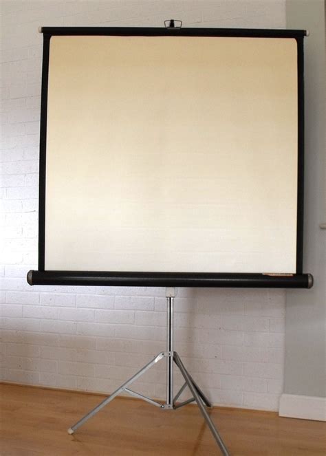 For The Movie Buff Vintage Movie Projection Screen On Sale