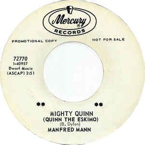 Manfred Mann - Mighty Quinn (Quinn The Eskimo) (1968, Vinyl) | Discogs