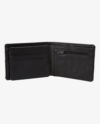 Dimension Faux Leather Wallet For Men Billabong