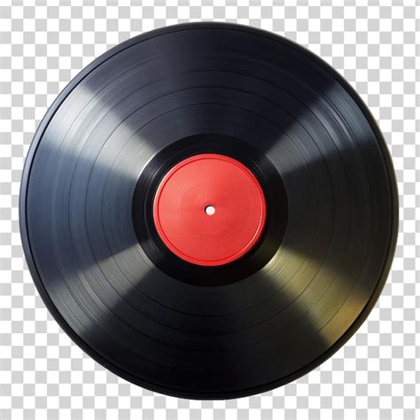 Premium Psd Vinyl Record Isolated On Transparent Background