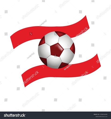 Football Team Vactor Flag Stock Vector (Royalty Free) 2198356369 ...