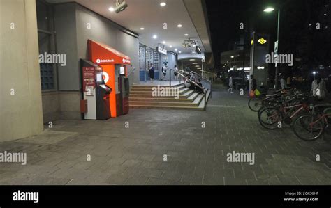 Mrt Station Aljunied In Geylang Area Singapore At Night Stock Photo Alamy