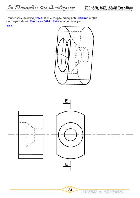 Coupes Et Sections Cours Et Exercices Alloschool