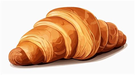 Dibujo Vectorial De Croissant Ilustraciones Vectoriales De Dibujos