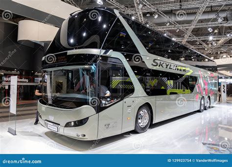 New NEOPLAN Skyliner Luxury Double-decker Coach Bus Editorial Stock Image - Image of coach ...