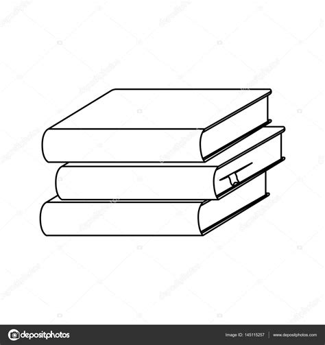 Silhouette set stack school books icon Stock Vector by ©grgroupstock ...