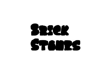 Brick Stones Font Free Font Download