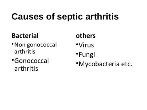 Septic Arthritis