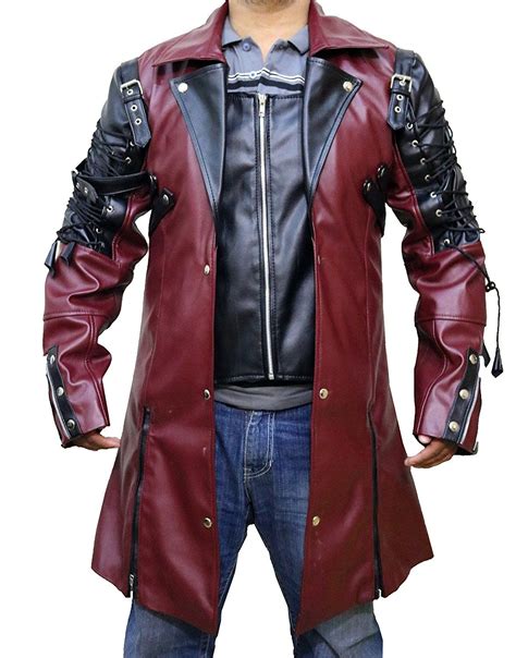 Punk Rave Poison Black Red Real Leather Jacket Getmyleather