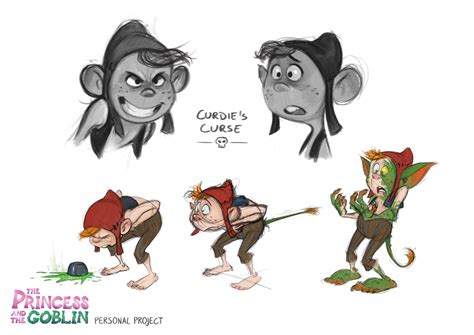 The Princess and the Goblin - Character Design, Inge van der Veen | Character design, Character ...