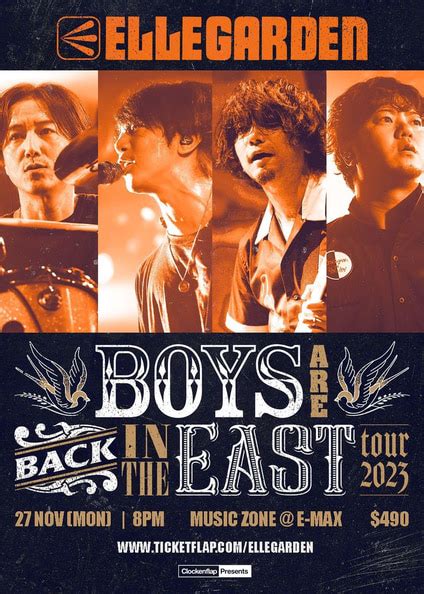 ELLEGARDEN Concert 2023｜Boys are Back In The East Tour 2023