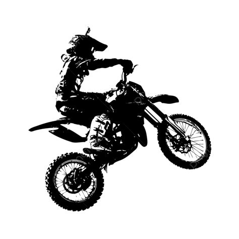 Motocross Rider Vector Art Png Rider Participates Motocross