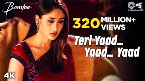 Teri Yaad Yaad Yaad | Bewafaa | Anil Kapoor | Kareena Kapoor | Ghulam ...