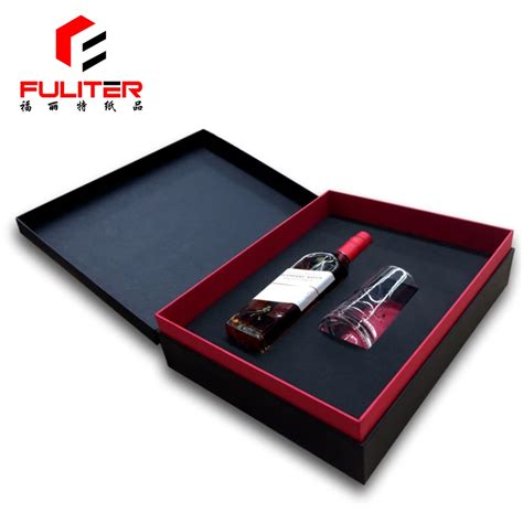 Luxury 2 Piece Rigid Wine Boxes With Die Cutfoam Insert Wholesale Buy Luxury Wine Boxes Luxury