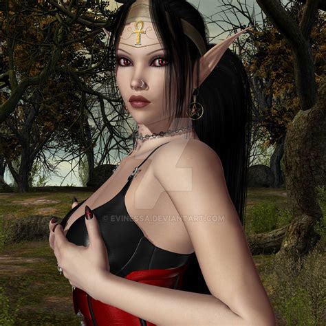 Sexy Fantasy Dark Vamp Elf 10 By Evinessa On Deviantart