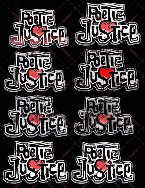 Poetic Justice Logo - Etsy