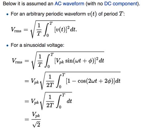 What Has Been Done Here Root Mean Square Integration Mathematics