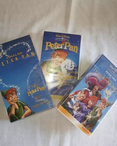 Vhs Peter Pan 1 E 2 Box Dublado Disney 13041 Parcelamento