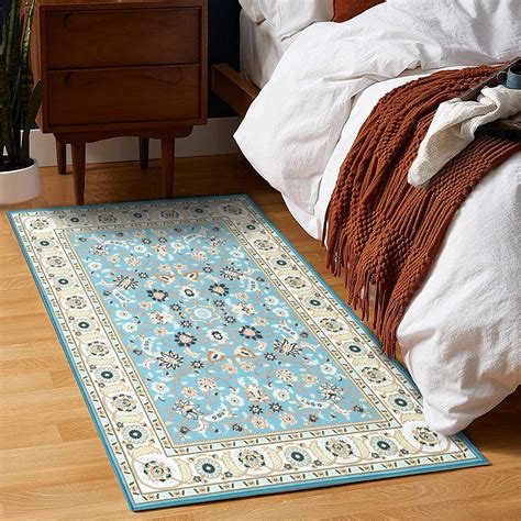 Glowsol X Small Area Rug Machine Washable Boho Floor Mat Persian